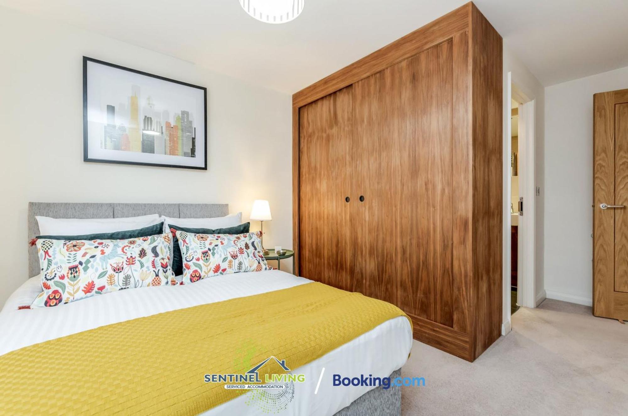 Apartamento Flat 2 Bed By Sentinel Living With Free Wifi And Parking *