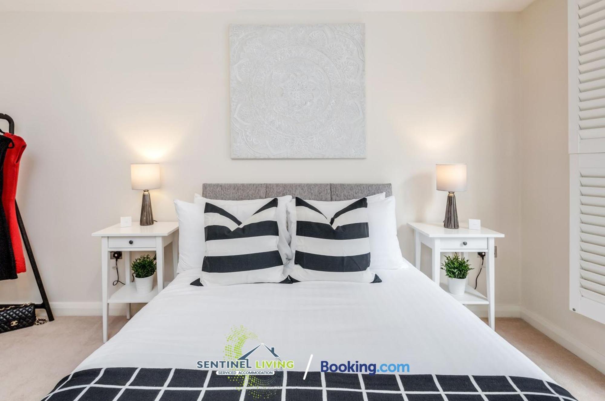 Apartamento Flat 2 Bed By Sentinel Living With Free Wifi And Parking *