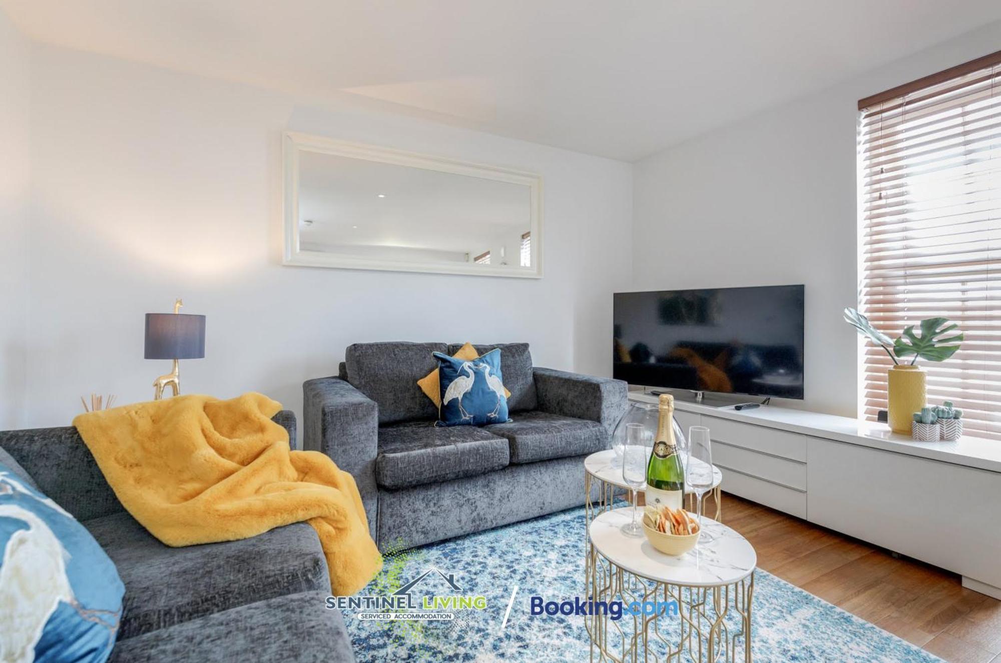 Flat 2 Bed By Sentinel Living With Free Wifi And Parking Apartamento Windsor